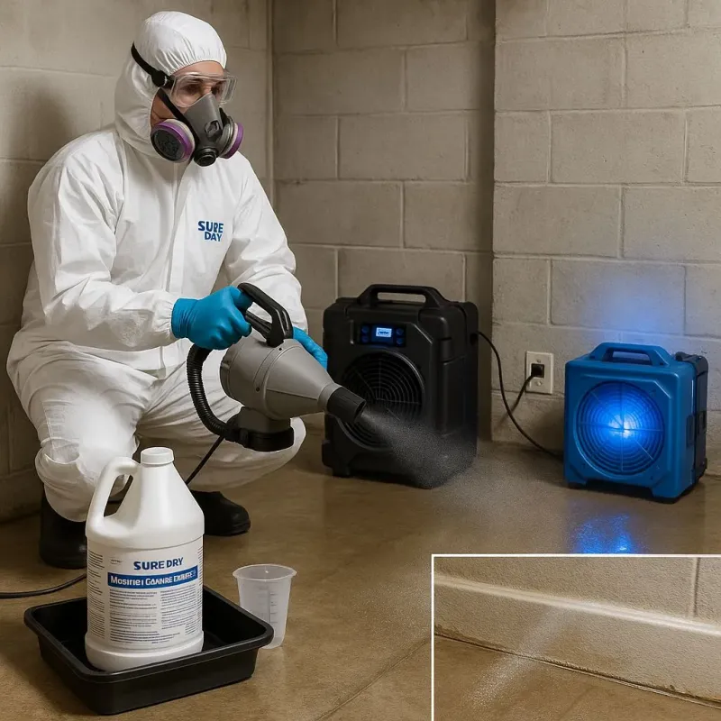 Sanitization and Odor Removal process in Richwood, NJ